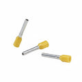 Panduit Polypropylene insulated ferrules single wire yellow DIN end sleeve, 10 AWG, .71 pin length   100/bag