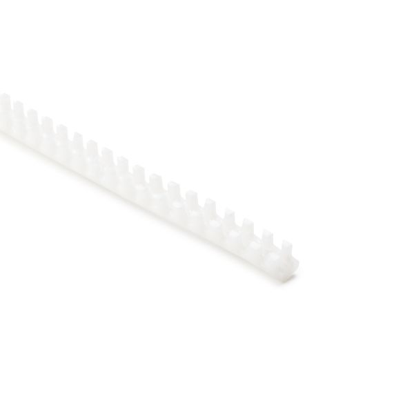 HellermannTyton FTA Grommet, Panel Thickness 0.016''-0.051'', PTFE, Natural, 9.7ft/pkg