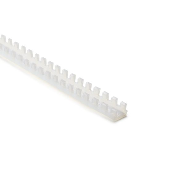 HellermannTyton 251-30309 Grommet, Panel Thickness 0.083''-0.130'', PTFE, Natural, 9.7ft/pkg