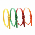 14" 50lb Green Low Profile/In-Line Cable Ties 100/bag