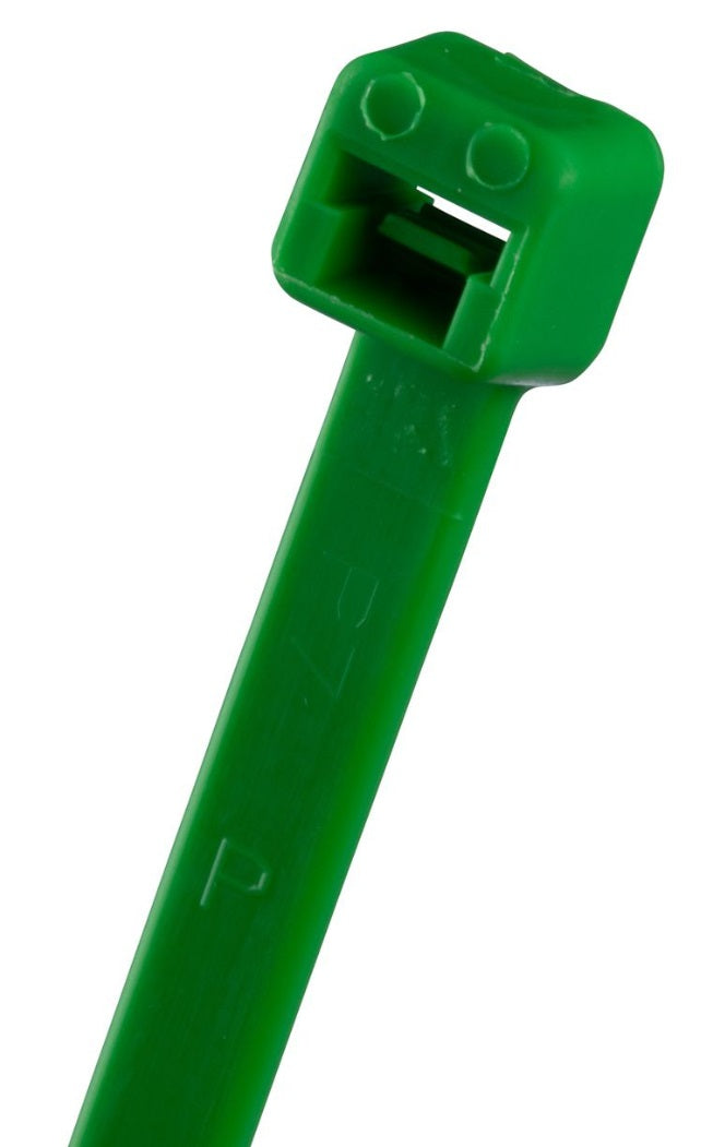 Panduit 7" 50lb. Green Pan-Ty® Locking Cable Ties 100/bag Part # PLT2S-C5