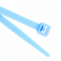 4" 18lb Fluorescent Blue Cable Tie 100/bag