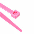 8" 50lb Fluorescent Pink Cable Tie 100/bag