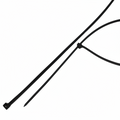 24" 175lb BlackUV Cable Tie 10/bag