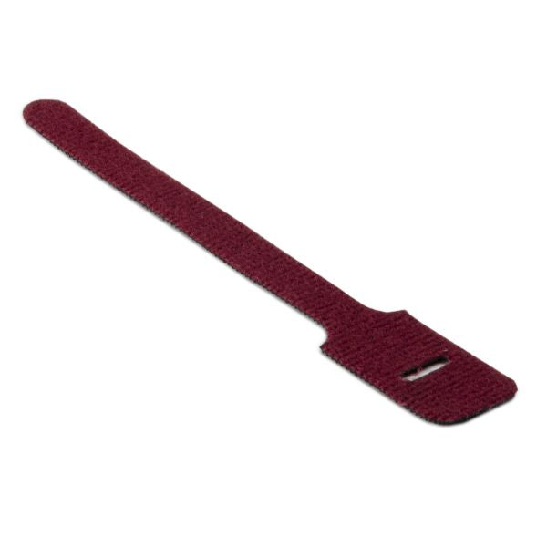 HellermannTyton GT.50X6MP2V2 Grip Tie, UL94V0-2 Flame Rated, .5" x 6.0", PA6/PP, Maroon, 10/pkg