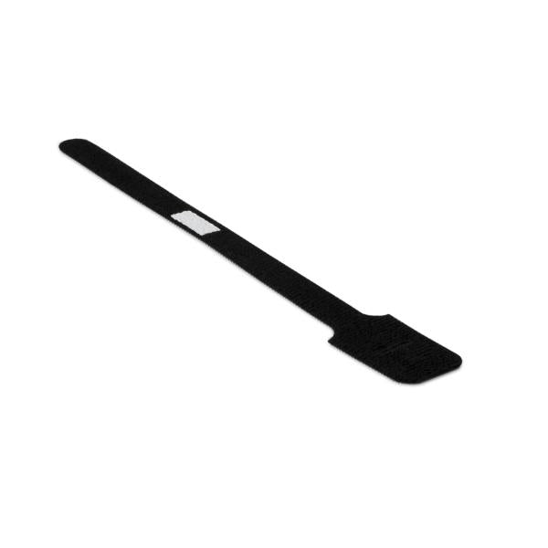 HellermannTyton GT.50X80P2 Grip Tie with White Write-On Area, 8.0" x .5", PA6/PP, Black, 10/pkg