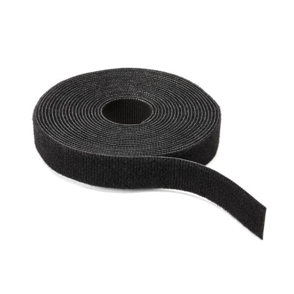 HellermannTyton GT.75X1800 Grip Tie Roll, 180" Long, .75" Wide, PA6/PP, Black, 1/pkg