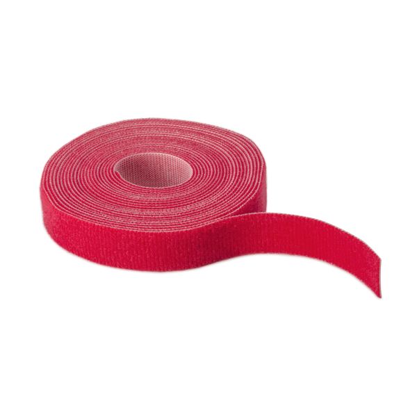 HellermannTyton GT.75X1802 Grip Tie Roll, 180" Long, .75" Wide, PA6/PP, Red, 1/pkg