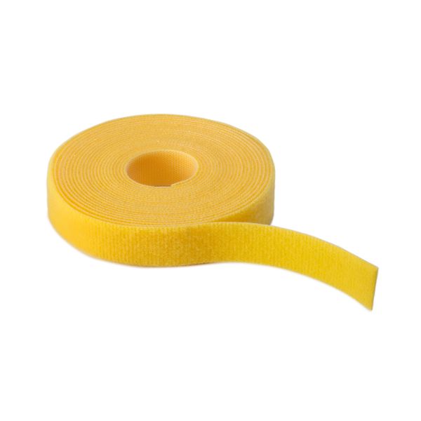 HellermannTyton GT.75X1804 Grip Tie Roll, 180" Long, .75" Wide, PA6/PP, Yellow, 1/pkg