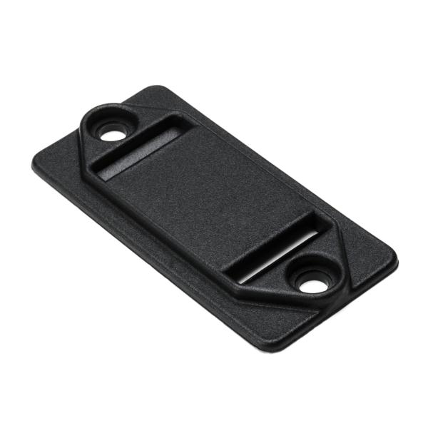 HellermannTyton GTM1000C2 Grip Tie Mount for .75" Wide Grip Tie, Without Adhesive, PA66UV, Black, 100/pkg