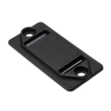 HellermannTyton GTM100A0C2 Grip Tie Mount for .75" Wide Grip Tie, Adhesive, PA66UV, Black, 100/pkg