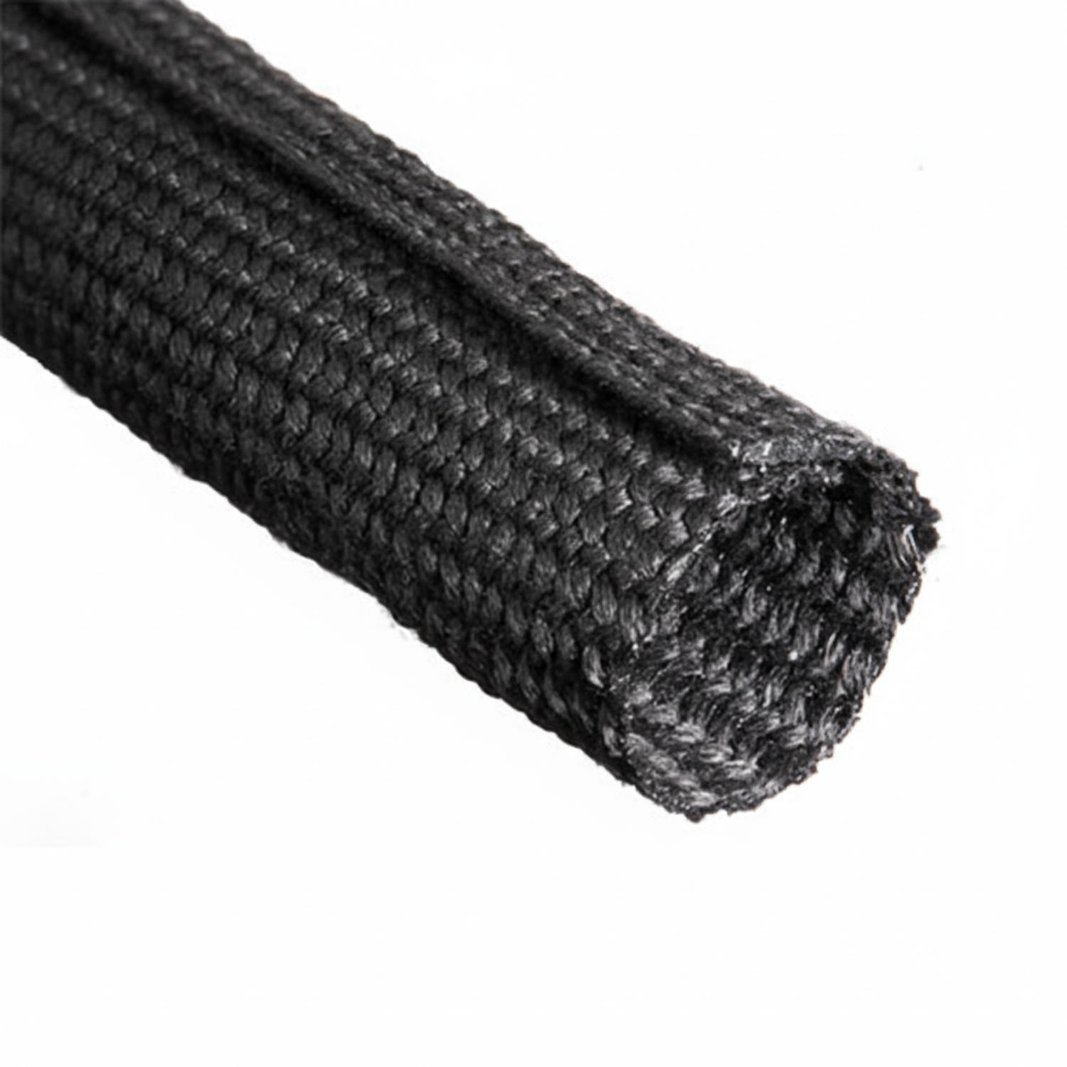 3/4” Black Techflex Grip Wrap Expandable Braided Sleeving wi
