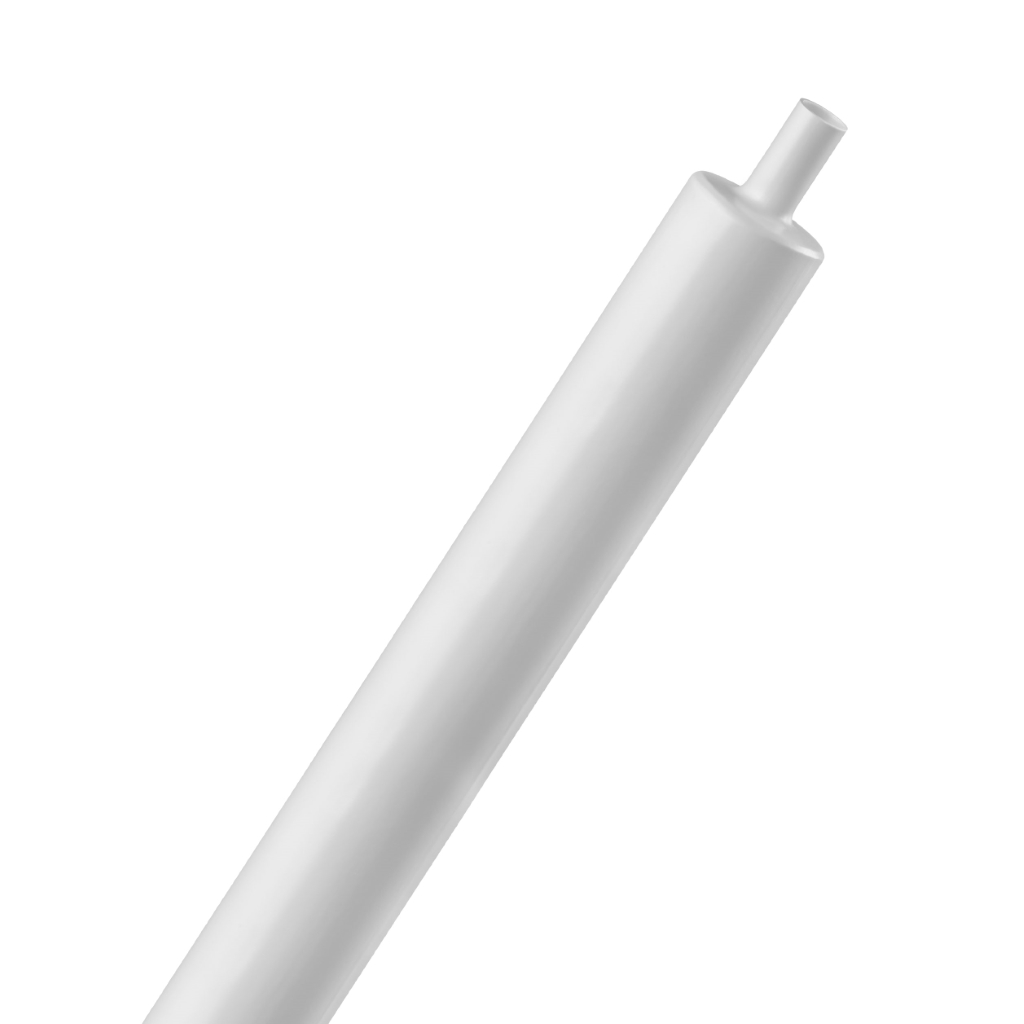 Shrinkflex® 3:1 Polyolefin Heatshrink Tubing - 3/8" (9,5 mm) - White HS