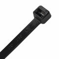 6" 18lb Heat Stabilized UV Black Ties 100/bag HS6-18-C