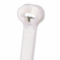 Panduit 8" 50lb Natural Dome-Top Barb Ty Cable Ties 100/bag Part #BT2S-C