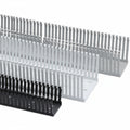 HellermannTyton 184-11011 High Density Slotted Wall Wiring Duct, 1" X 1.5", Non-Adhesive, PVC, White, 30ft/Box