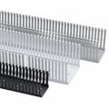 HellermannTyton 184-13006 High Density Slotted Wall Wiring Duct, 1" X 3", Non-Adhesive, PVC, White, 30ft/Box