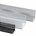 HellermannTyton 181-00265 High Density Slotted Wall Wiring Duct, 2" X 5", Non-Adhesive, PVC, White, 120ft/Carton