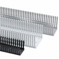 HellermannTyton 181-00653 High Density Slotted Wall Wiring Duct, 3" X 2" Adhesive, PVC, Black, 120ft/Carton