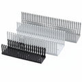 HellermannTyton 181-00661 High Density Slotted Wall Wiring Duct, 3" X 5", Adhesive, PVC, Gray, 120ft/Carton