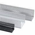 HellermannTyton 181-00686 High Density Slotted Wall Wiring Duct, 3" X 4", Non-Adhesive, PVC, Intrinsic Blue, 120ft/Carton 