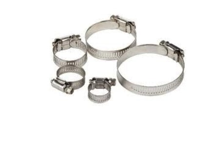 #10P Stainless Steel Hose Clamp w/ Zinc Plated Screw 10/box