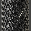 Flexo® Halar® - 6.35mm - Black w/ White Tracer