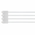 TY546MF Natural Polyamide (Nylon 6.6) Quadruple Strap Cable Tie (49 lb Tensile Strength)