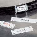 HellermannTyton IMP2.5W1.7510H4 Identification Marker Plate, 2.5" x 1.75", Nylon, White, 500/pkg