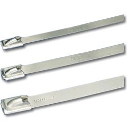 12" 300lb 304 Stainless Steel Cable Tie 100/bag