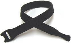 12" x 1" Velcro® Brand One Wrap® Straps Black 450/Spool