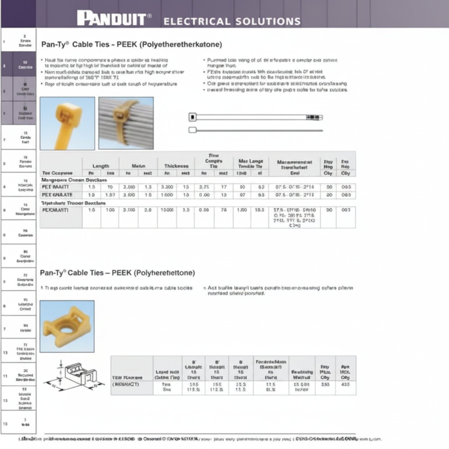 Panduit PEEK Pan-Ty® Cable Ties / Zip Ties – Polyetheretherk