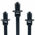 8" 50lb UV Black Fir Tree Cable Ties 100/bag Part # 8-50-Fir Tree