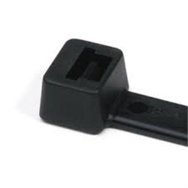 11.81" 50 lb UV Black Cable Ties 1000/bag Part # S11-50-0M