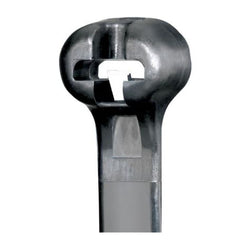 Panduit 8”  120lb UV Black Weather Resistant Dome-Top Barb Ty Cable Ties 250/bag Part # BT2LH-TL0