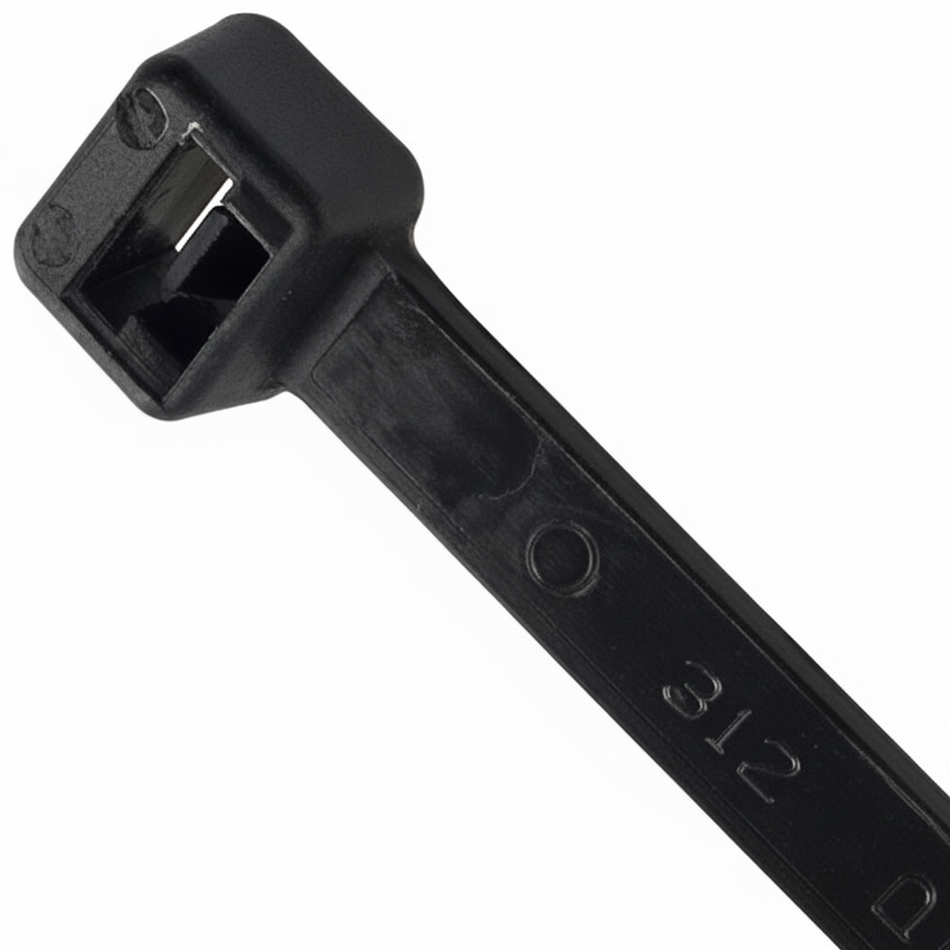 14.57" 50lb UV Black Cable Ties 1000/bag Part # S14-50-0M