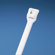 4" 18lb Natural Low Profile/In-Line Cable Ties 100/bag Part #LP4-18-9C