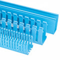 HellermannTyton 181-33012 Slotted Wall Wiring Duct, 3" X 3", Non-Adhesive, PVC, Intrinsic Blue, 120ft/Carton