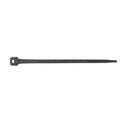 Thomas & Betts TY5409 Heavy Duty Releasable Lashing Cable Tie 200 lb. 19" Black Weather-Resistant Nylon, Width .5 in., Maximum Wire Bundle Diameter 4.75 in., Temperature Rating -40F° to 176F°, 25 Per Standard Pack