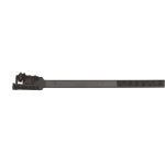 Thomas & Betts TY5409 Heavy Duty Releasable Lashing Cable Tie 200 lb. 19" Black Weather-Resistant Nylon, Width .5 in., Maximum Wire Bundle Diameter 4.75 in., Temperature Rating -40F° to 176F°, 25 Per Standard Pack