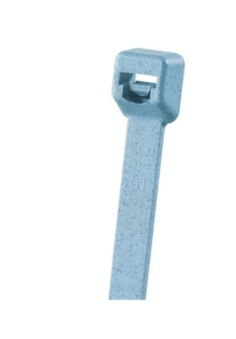 Panduit 7" 50lb Light Blue Pan-Ty® Metal Detectable Nylon Cable Ties 100/bag Part #PLT2S-C86