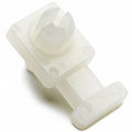 HellermannTyton LKCRF19H4 Low Profile Rivet Mount, .938'' x .47'', 0.25'' Hole, Max Pan .134'', T18-T50 Ties, 500/pkg