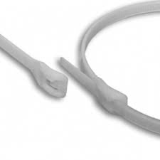 8" 50lb Black Low Profile/In-Line Cable Ties 100/bag Part #LP8-50-0C