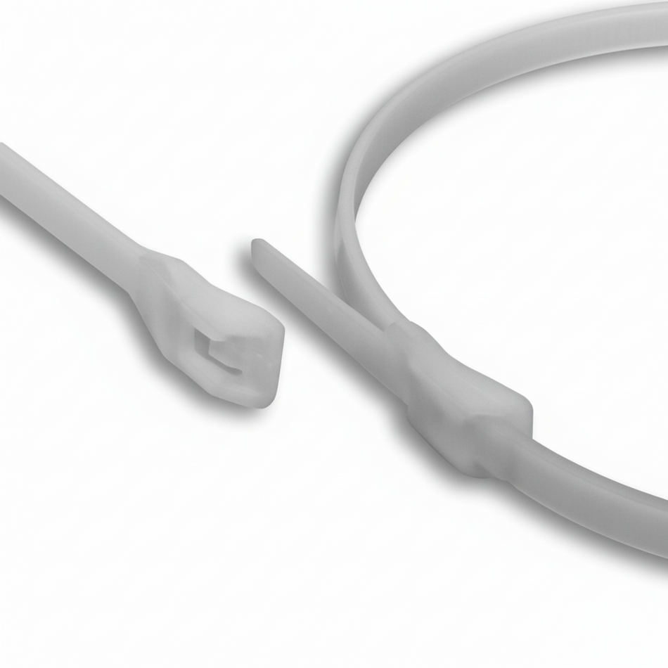 14" 120lb Blue Low Profile/In-Line Cable Ties 100/bag Part #LP14-120-6C