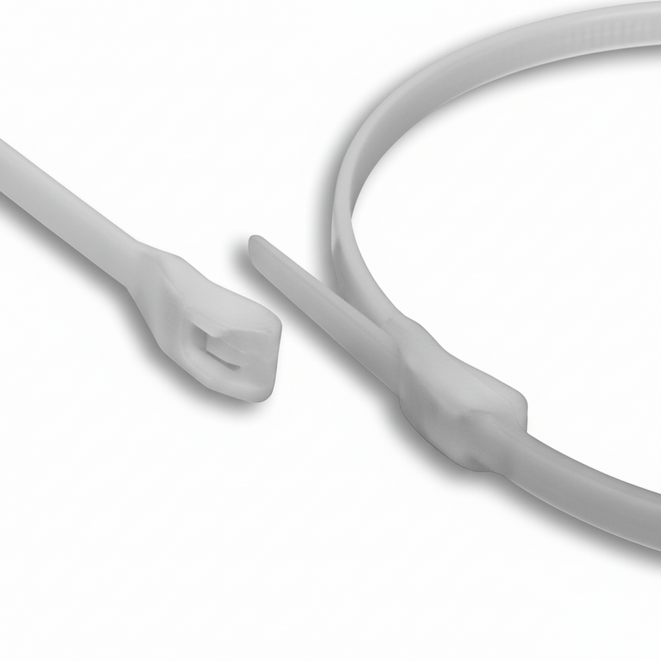 14" 120lb Pink Low Profile/In-Line Cable Ties 100/bag Part #LP14-120-12C