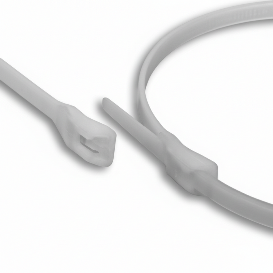 14" 120lb Lime Green Low Profile/In-Line Cable Ties 100/bag Part #LP14-120-LimeGreen-C