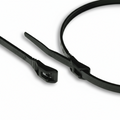 14" 50lb Black Low Profile/In-Line Cable Ties 100/bag Part #LP14-50-0C