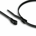 8" 50lb Black Low Profile/In-Line Cable Ties 100/bag Part #LP8-50-0C