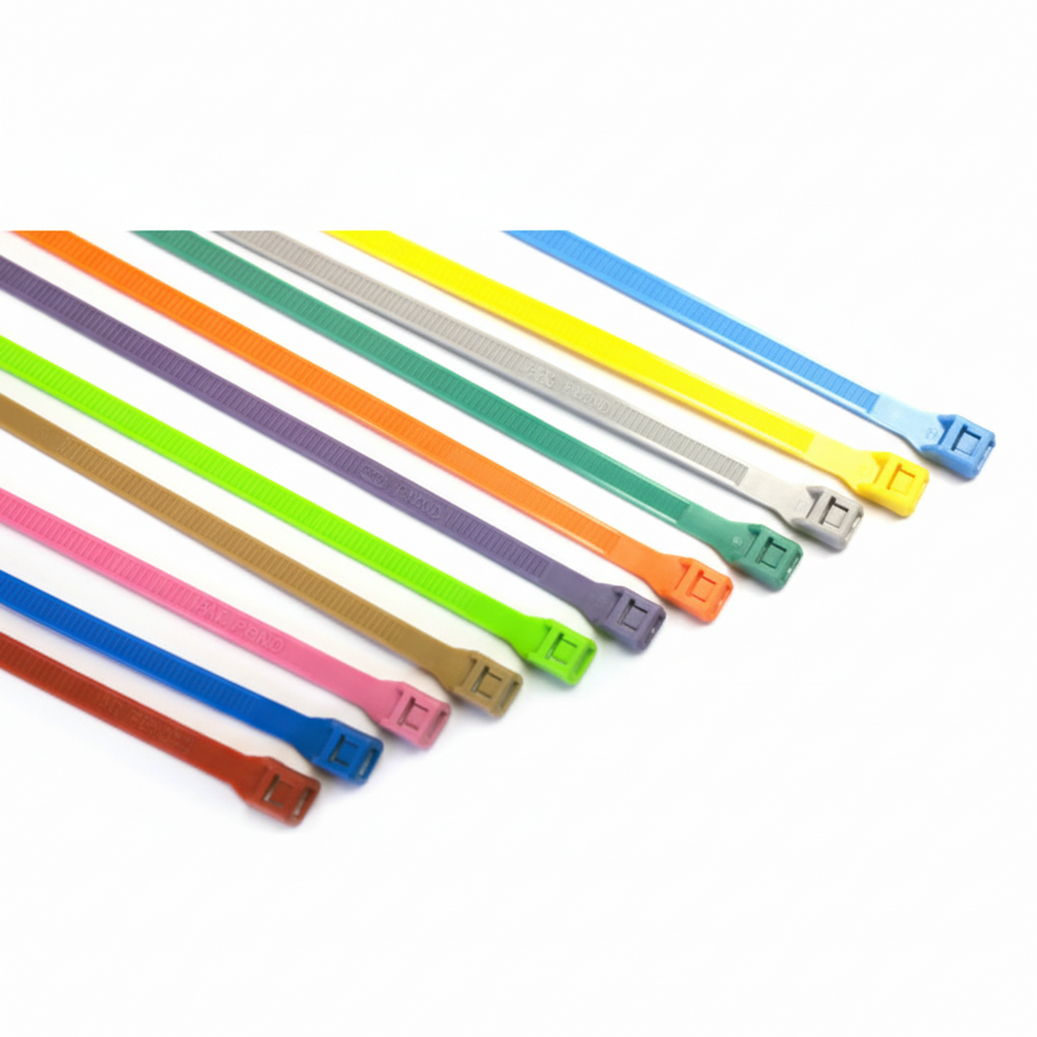 14" 50lb Natural Low Profile/In-Line Cable Ties 100/bag Part #LP14-50-9C