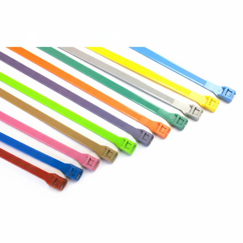 14" 50lb Black Low Profile/In-Line Cable Ties 100/bag Part #LP14-50-0C